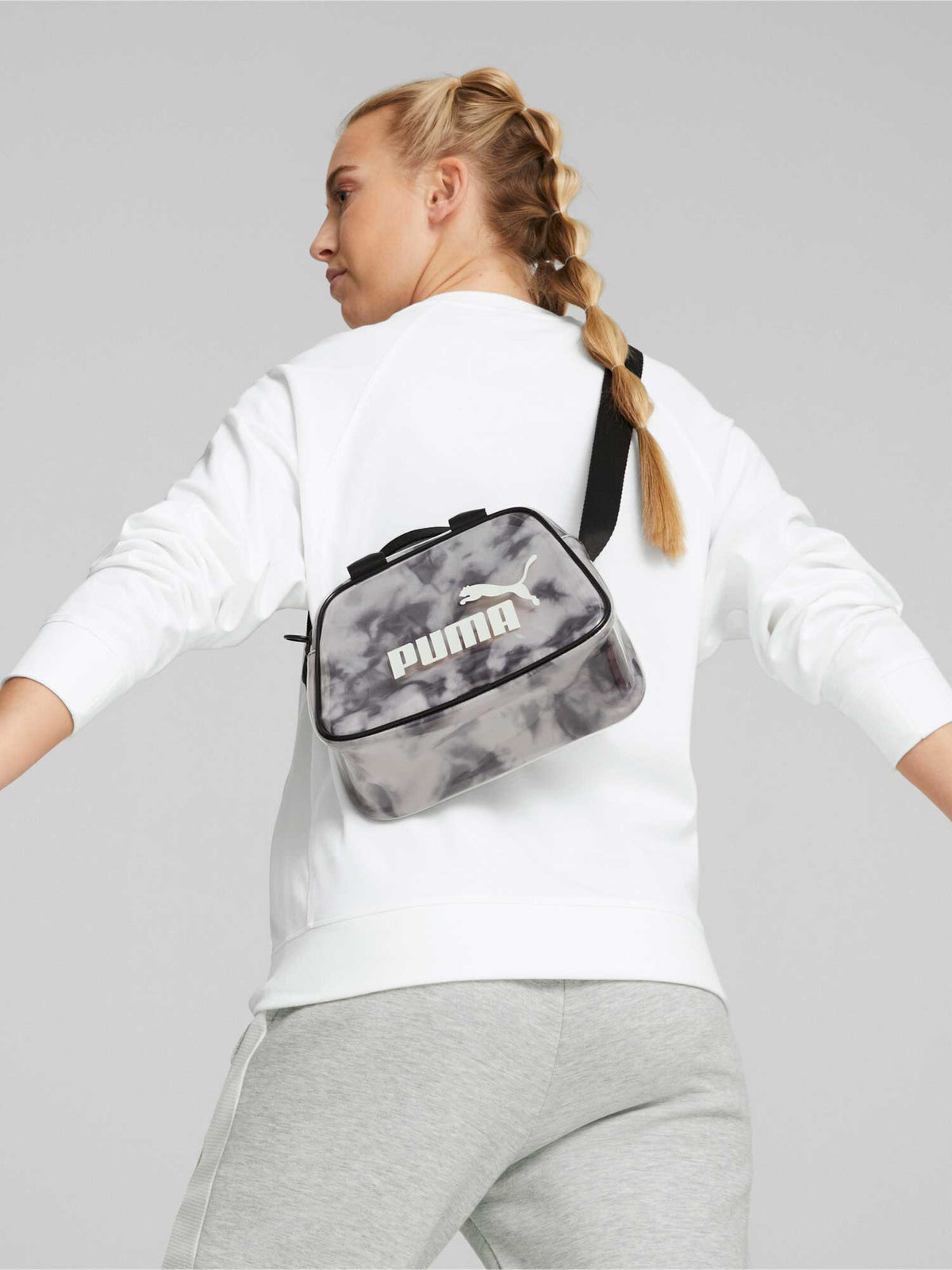 PUMA Чанта Core Transparent Boxy X-Body