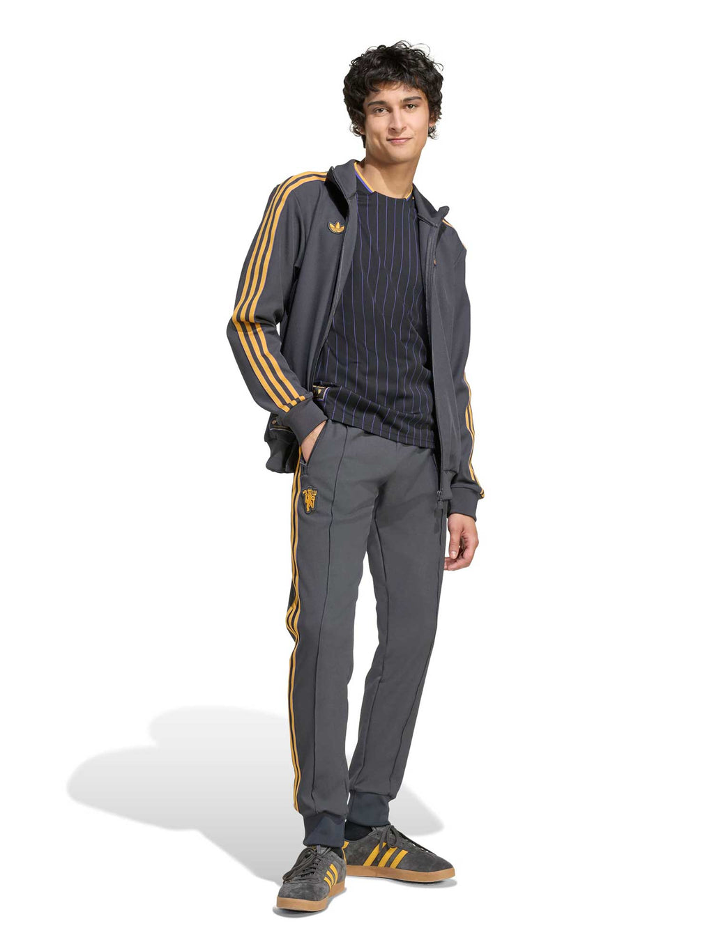 ADIDAS ORIGINALS Спортно горнище Manchester United Terrace Icons