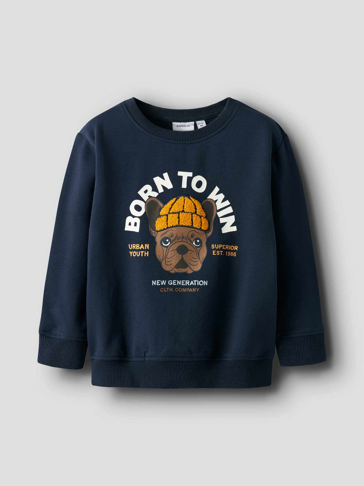 NAME IT Блуза NMMRIGUNA LS NREG SWEAT BRU BOX